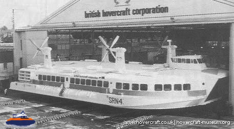 SRN4 prototype GH-2007 -  (credit: The <a href='http://www.hovercraft-museum.org/' target='_blank'>Hovercraft Museum Trust</a>).